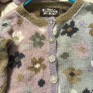 Tara Handknits Wool Cardigan Sweater